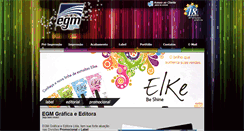 Desktop Screenshot of egmgrafica.com.br